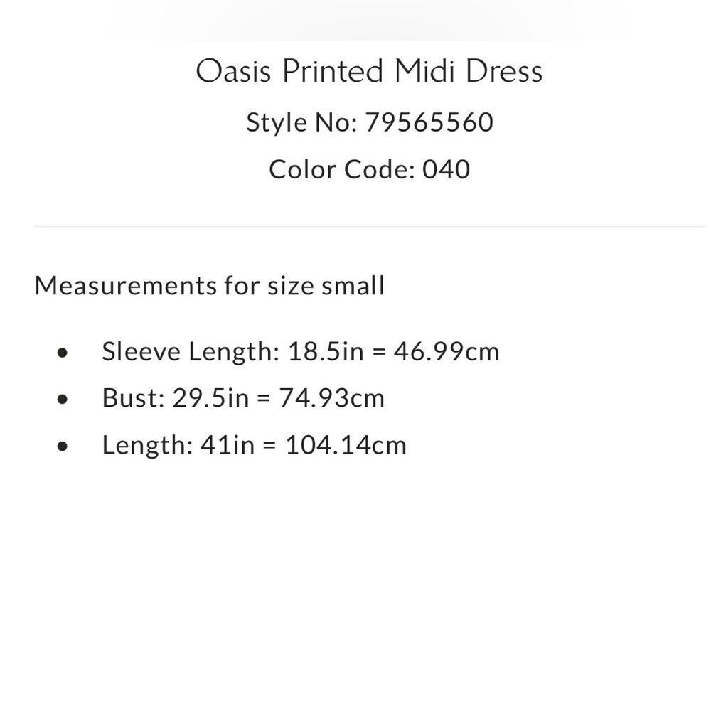 ▪️NWT Free People Oasis Printed Midi Dress/XS - Picture 7 of 11